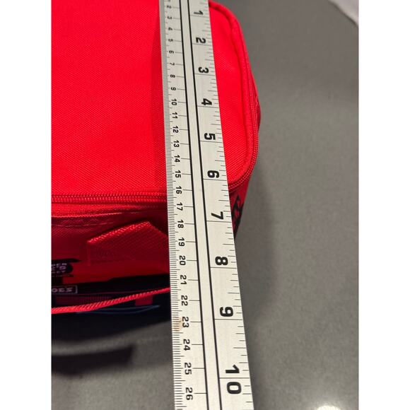 NEW Trader Joe's Mini Insulated Tote Bag 1.5 gal Red Camping Cooler NWT - Picture 9 of 10